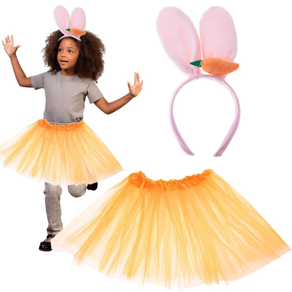 Kaninkostume med tylskørt til Fest/Halloween