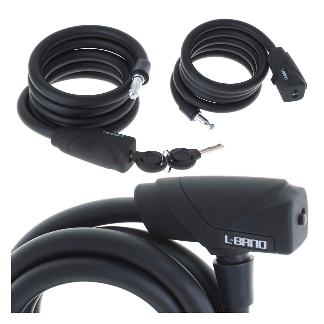 Långt cykellås 150 cm med nyckelskydd | Hem & Hobby | Pryloteket