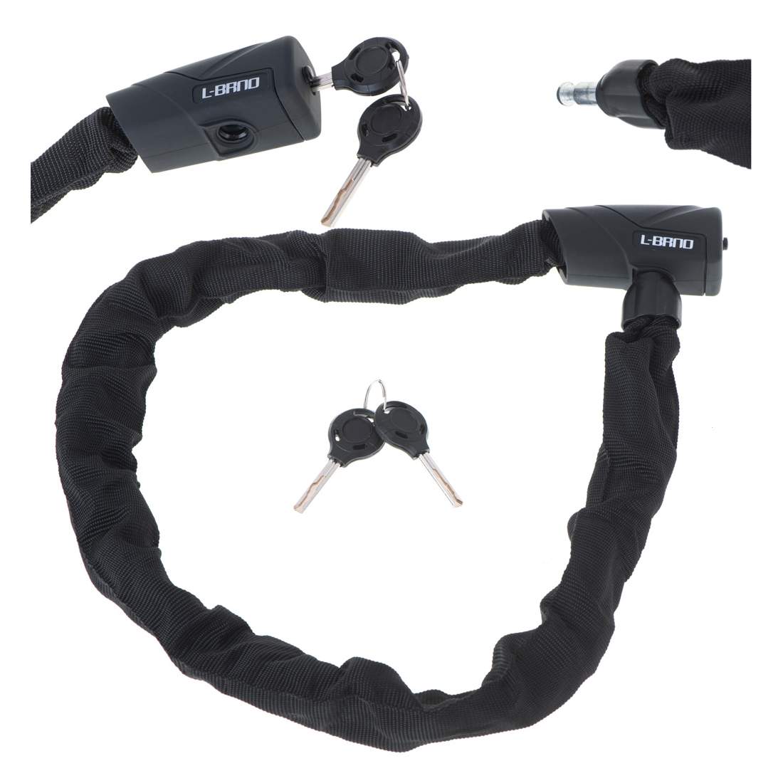 Säkert cykellås 90cm repfritt med 2 nycklar | Hem & Hobby | Pryloteket