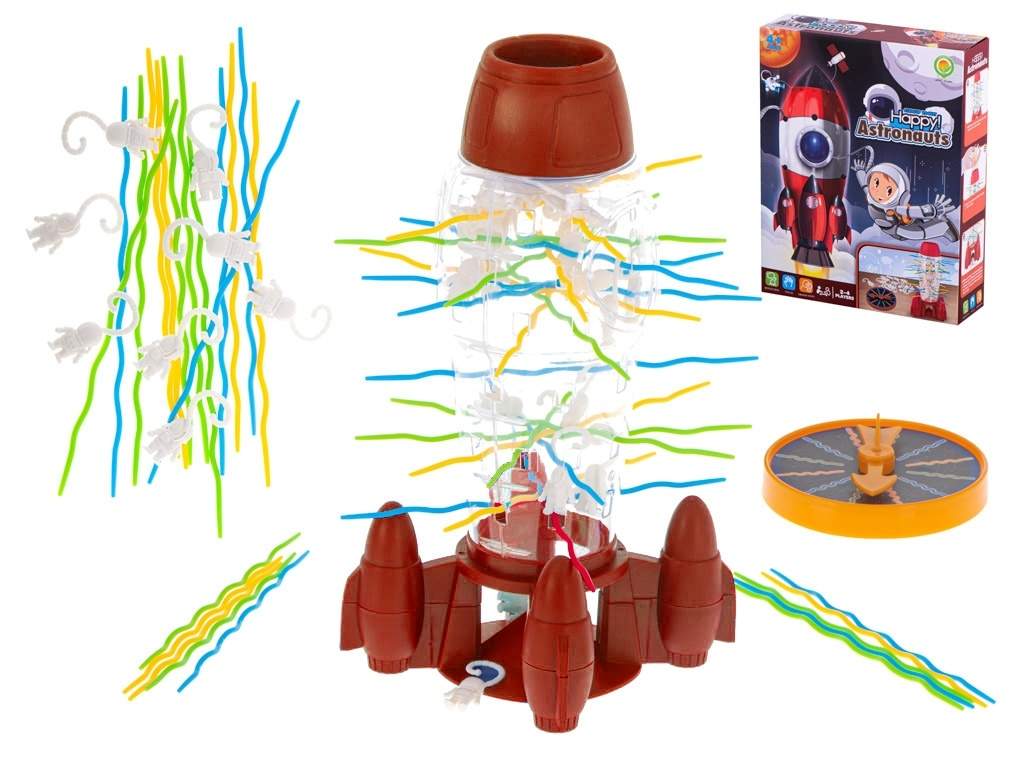 Plast rumspil - Red astronauterne fra raketten