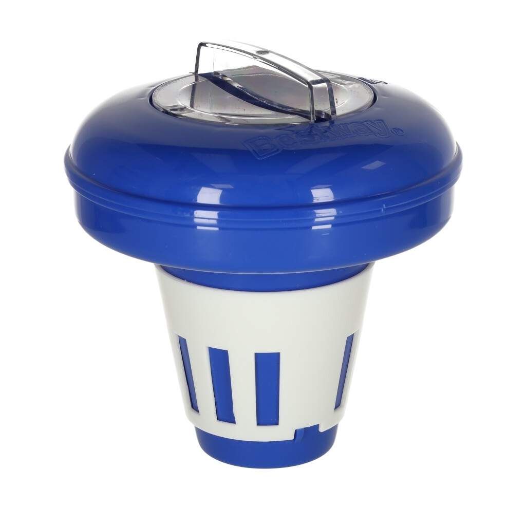 Justerbar flydende kemisk dispenser til swimmingpool