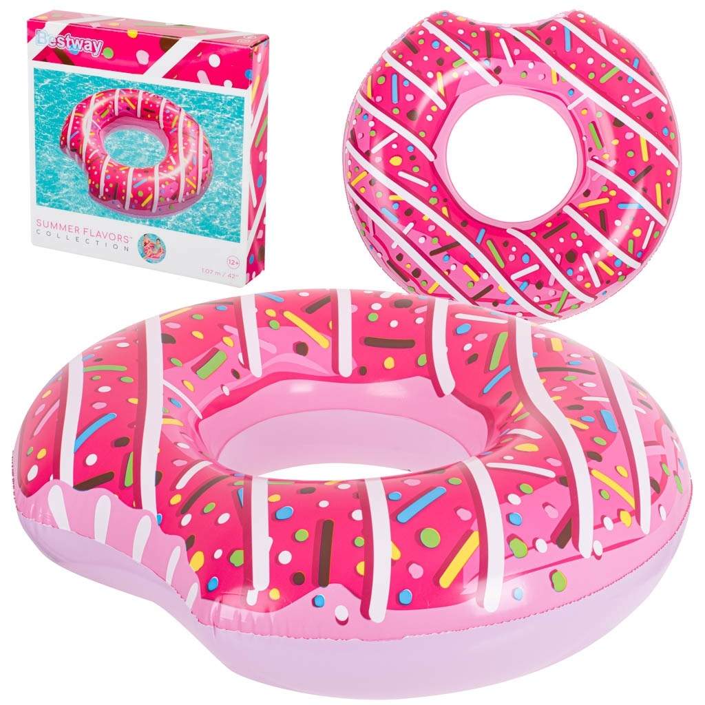 Pink Svømmering Donut 107cm - Sommerens Bedste Badelegetøj
