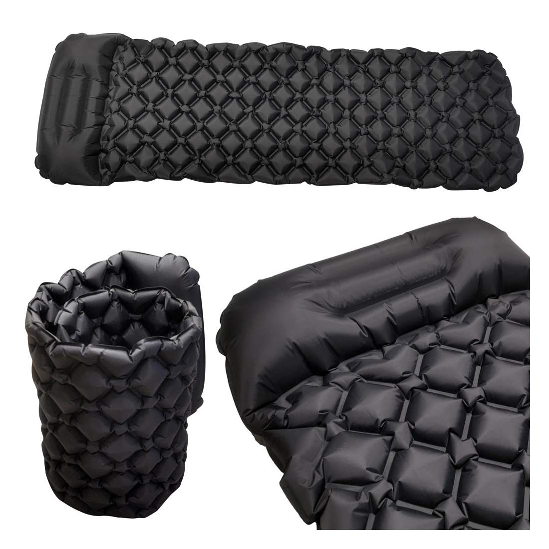 Bekväm svart vandringsmatta 190x60x6cm | Hem & Hobby | Pryloteket