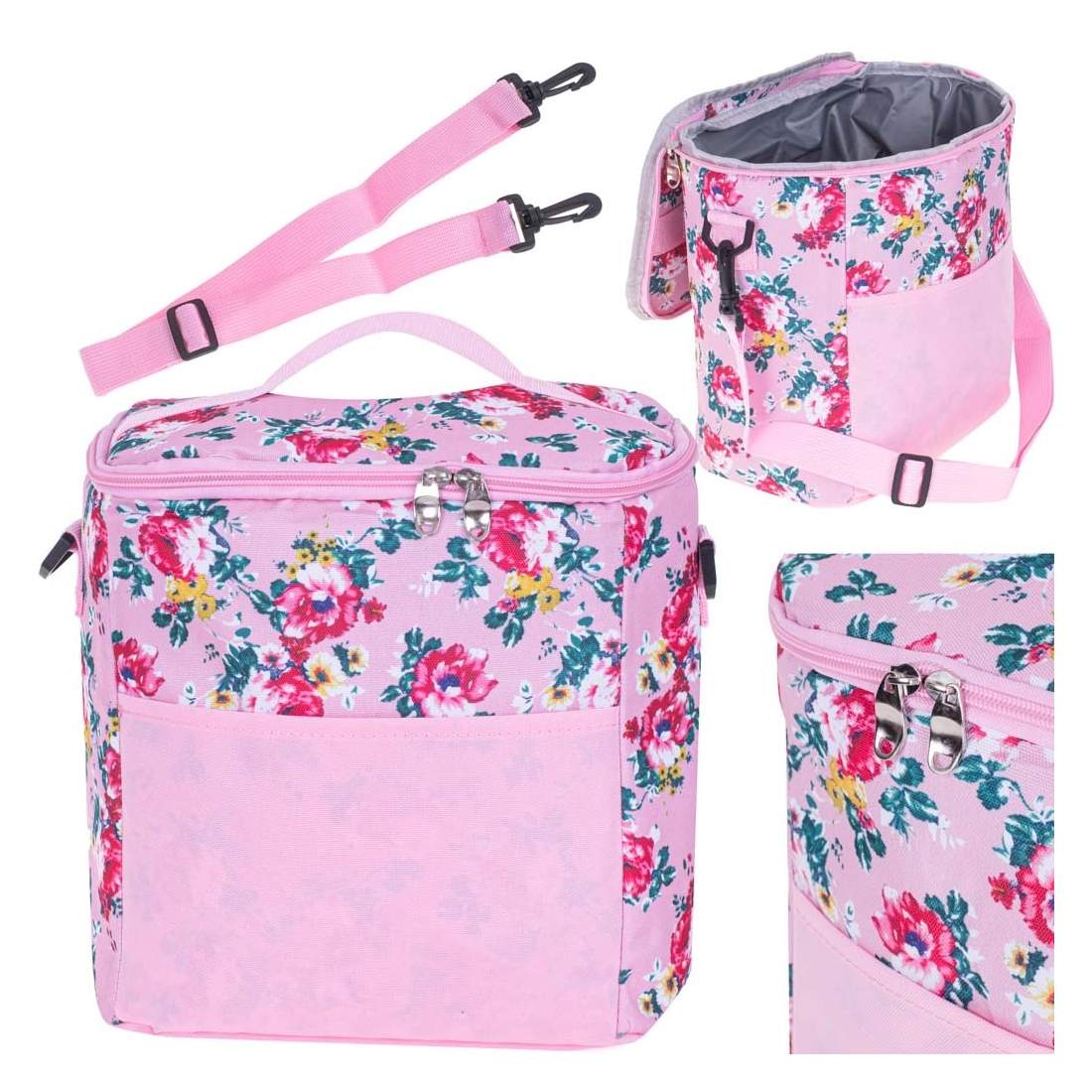 Rosa Termoväska 11L - Färgglad & Praktisk för Utflykter | Hem & Hobby | Pryloteket