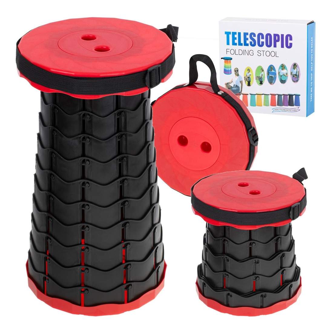 Justerbar & Portabel Fällstol för Camping & Fiske | Hem & Hobby | Pryloteket