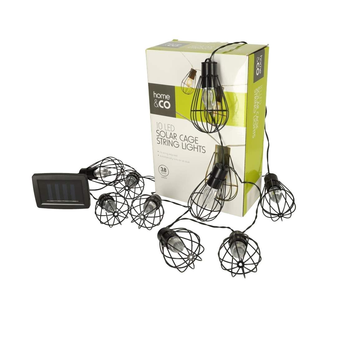 Vattentäta trädgårdslampor med 10 LED 3,8m | Elektronik - Kablar & Adaptrar - Adaptrar & Signalomvandlare - USB | Pryloteket