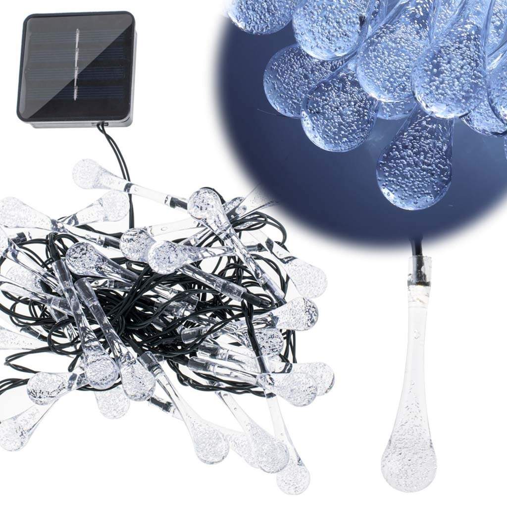 Solcelledrevne havelamper IP65 kølig hvid 6,5 cm