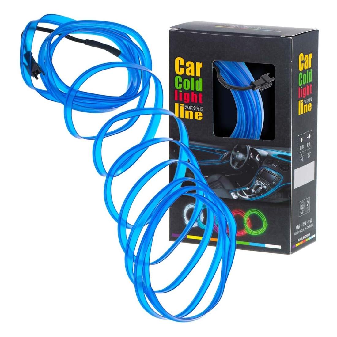 Blå LED-ljuslist 5m, USB/12V för bil och hem | Elektronik - Kablar & Adaptrar - Adaptrar & Signalomvandlare - USB | Pryloteket