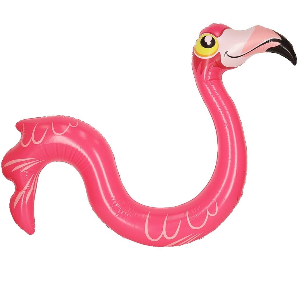 Pink Flamingo Oppustelig Pool Float 131 cm