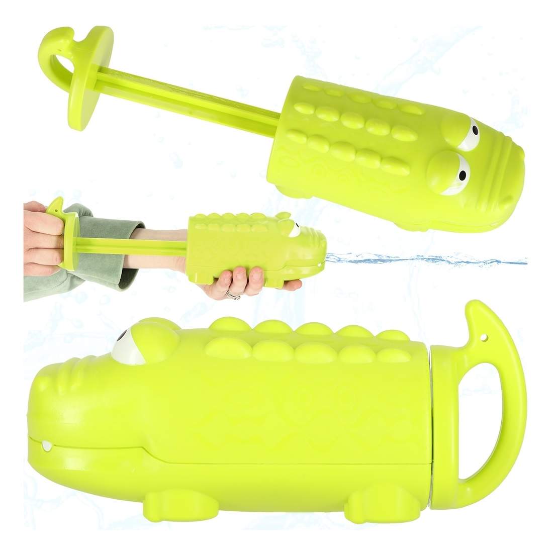Krokodil Vattenpistol för Utomhuslek 19x7x7 cm