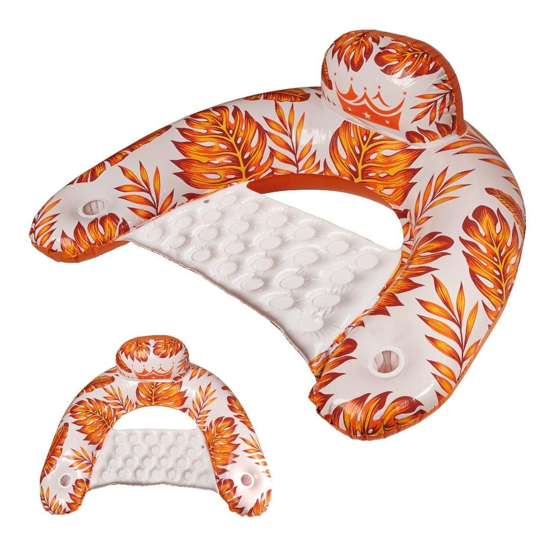 Uppblåsbar orange simstol med dryckeshållare | Elektronik - Tillbehör Mobil & Surfplatta - Skärmskydd - LG | Pryloteket