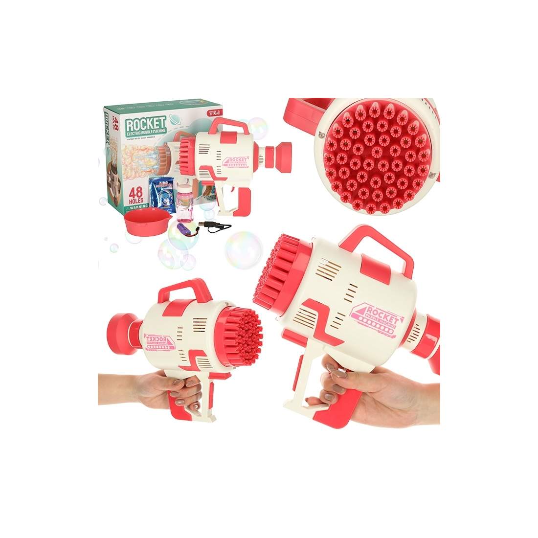 Såpbubbelpistol med Vätska och Skål för Barn | Hem & Hobby | Pryloteket