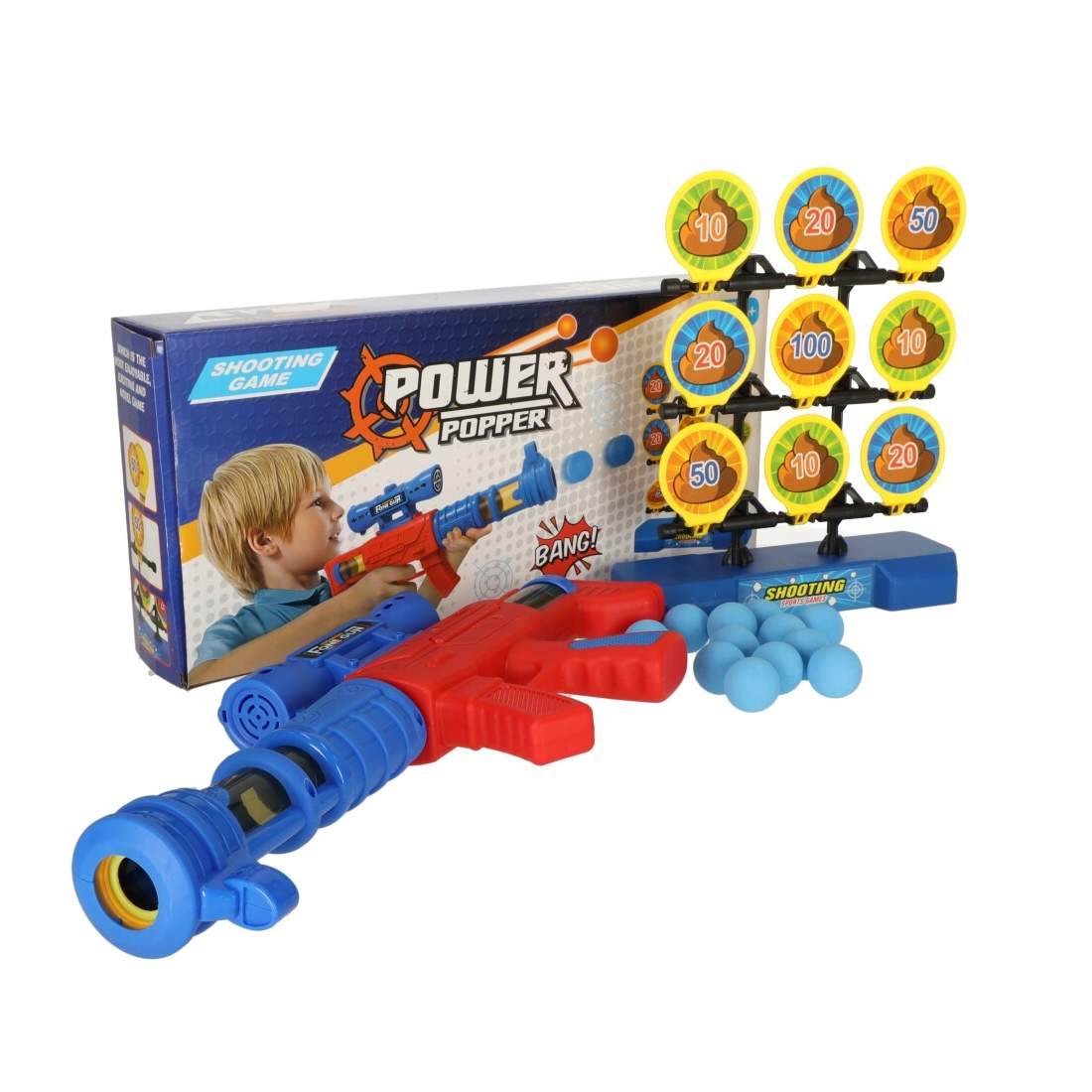 Barnens Målskyttespel 3+ med Plastpistol | Hem & Hobby | Pryloteket