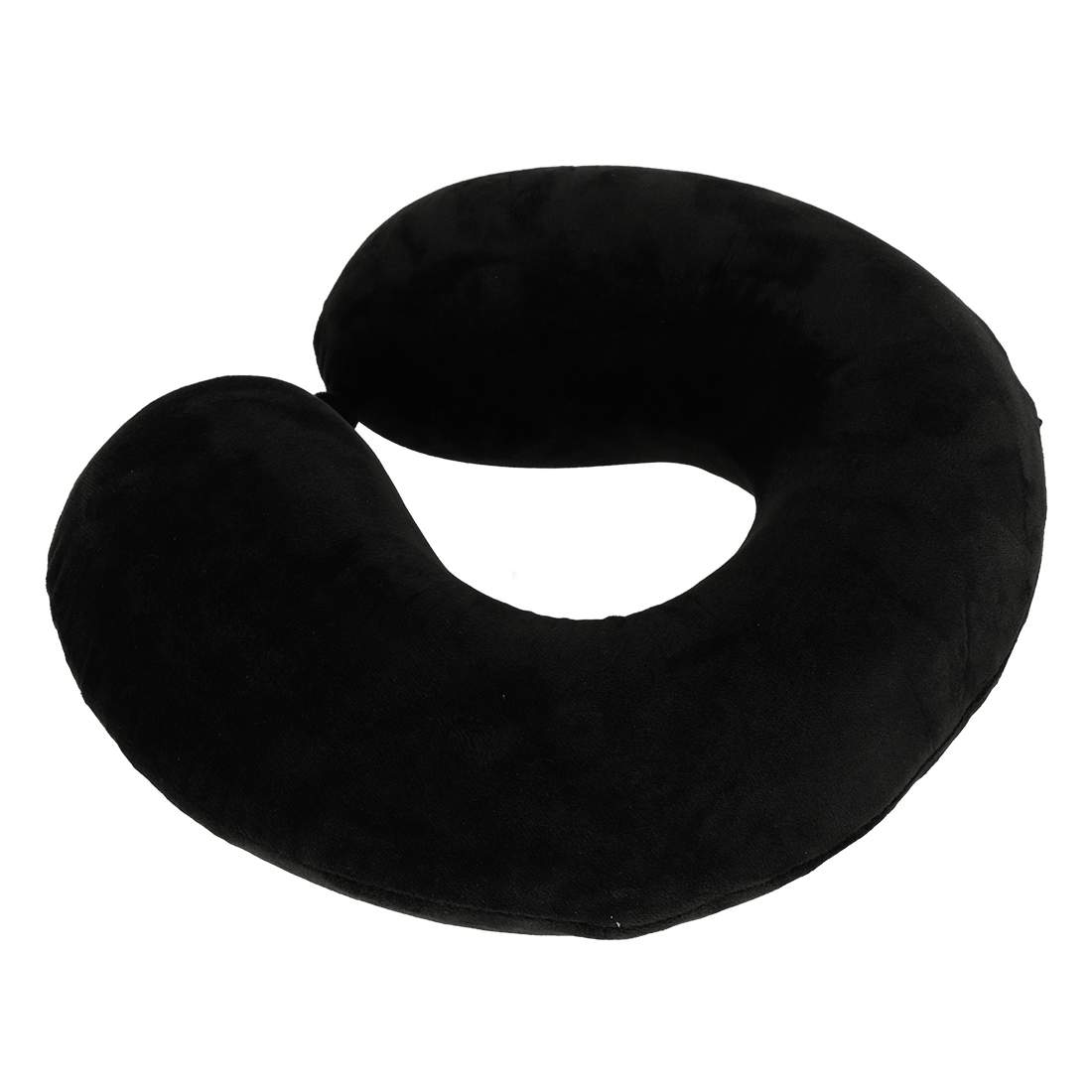 Bekväm svart resenackkudde i velour | Hem & Hobby | Pryloteket