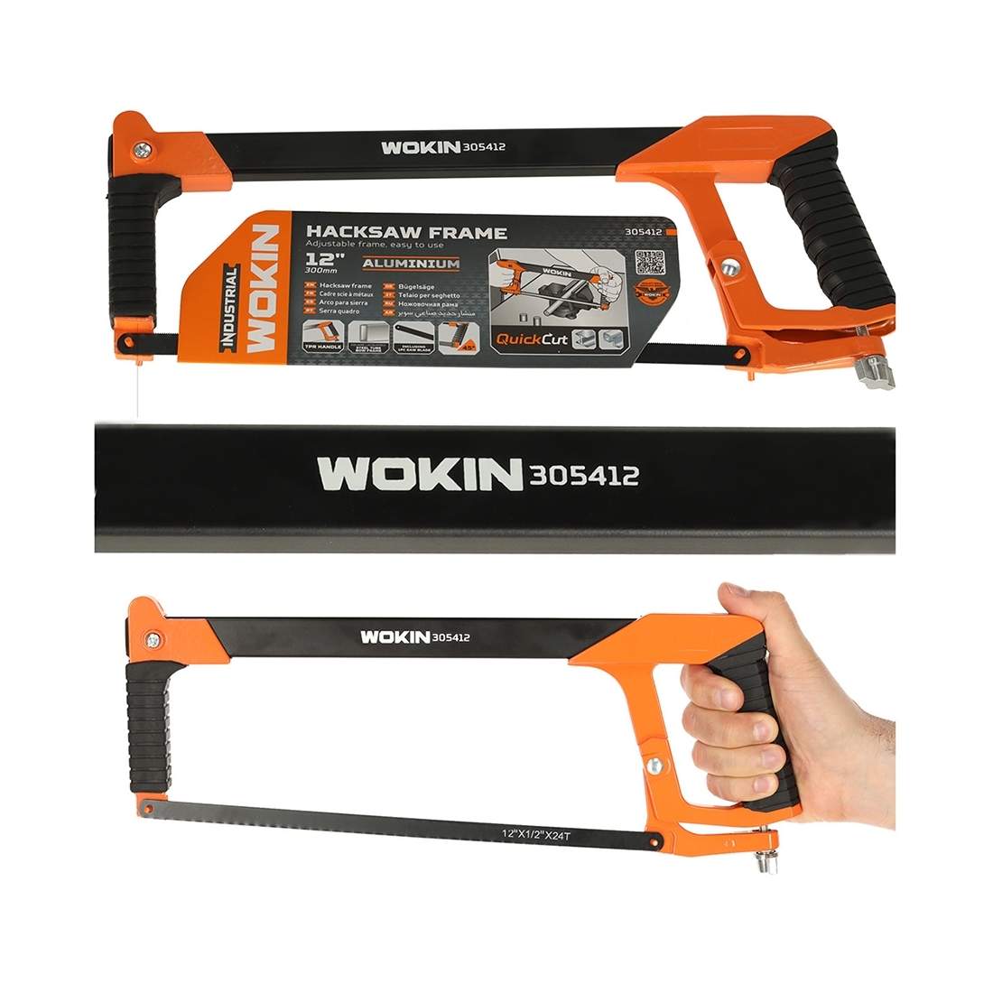 Ergonomisk justerbar bogsåg för metall 300 mm | Hem & Hobby | Pryloteket