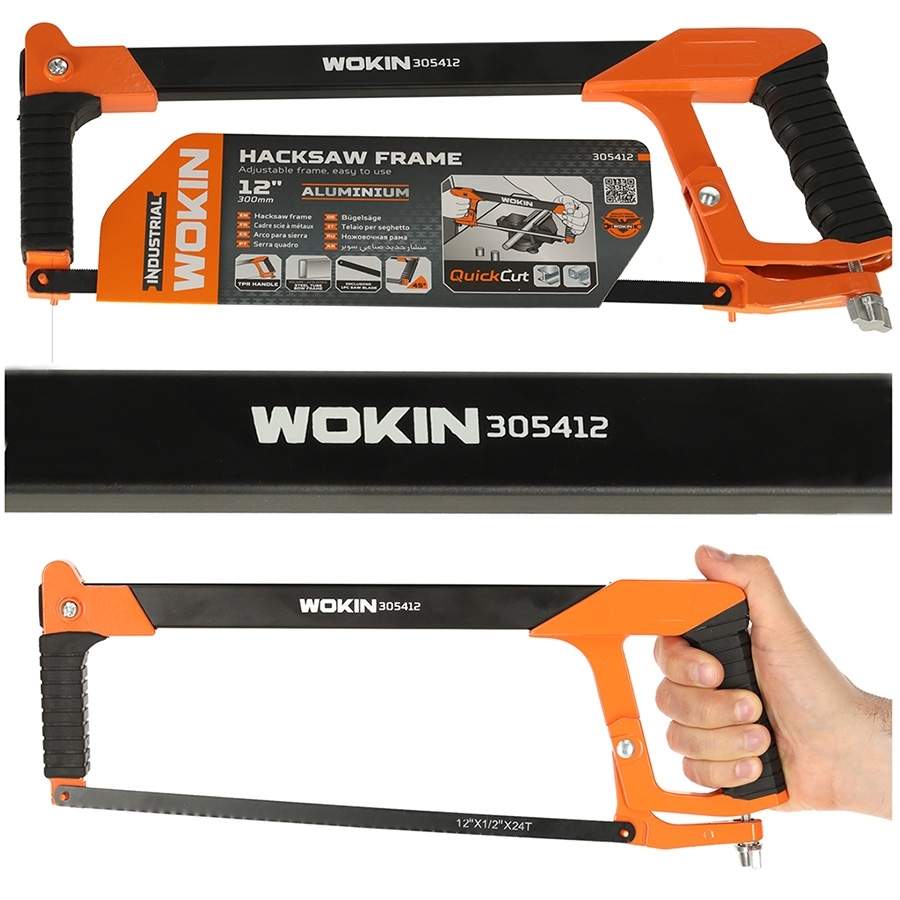 Ergonomisk justerbar båndsav til metal 300 mm