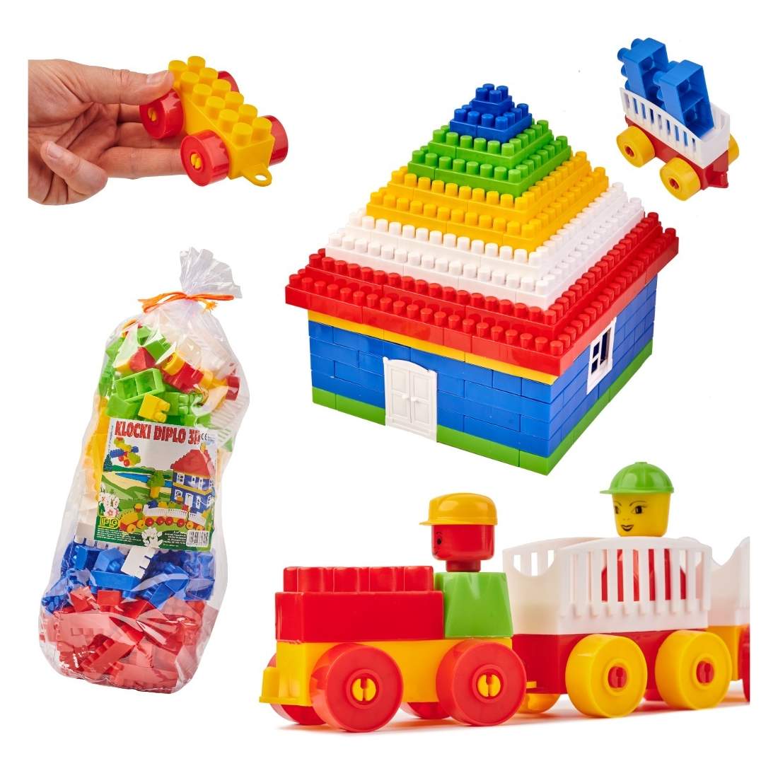 3D Byggplastblock för Barn - 233 Delar Kreativ Lek | Hälsa & Skönhet - Personvård - Vård & Rehabilitering - Hållning | Pryloteket