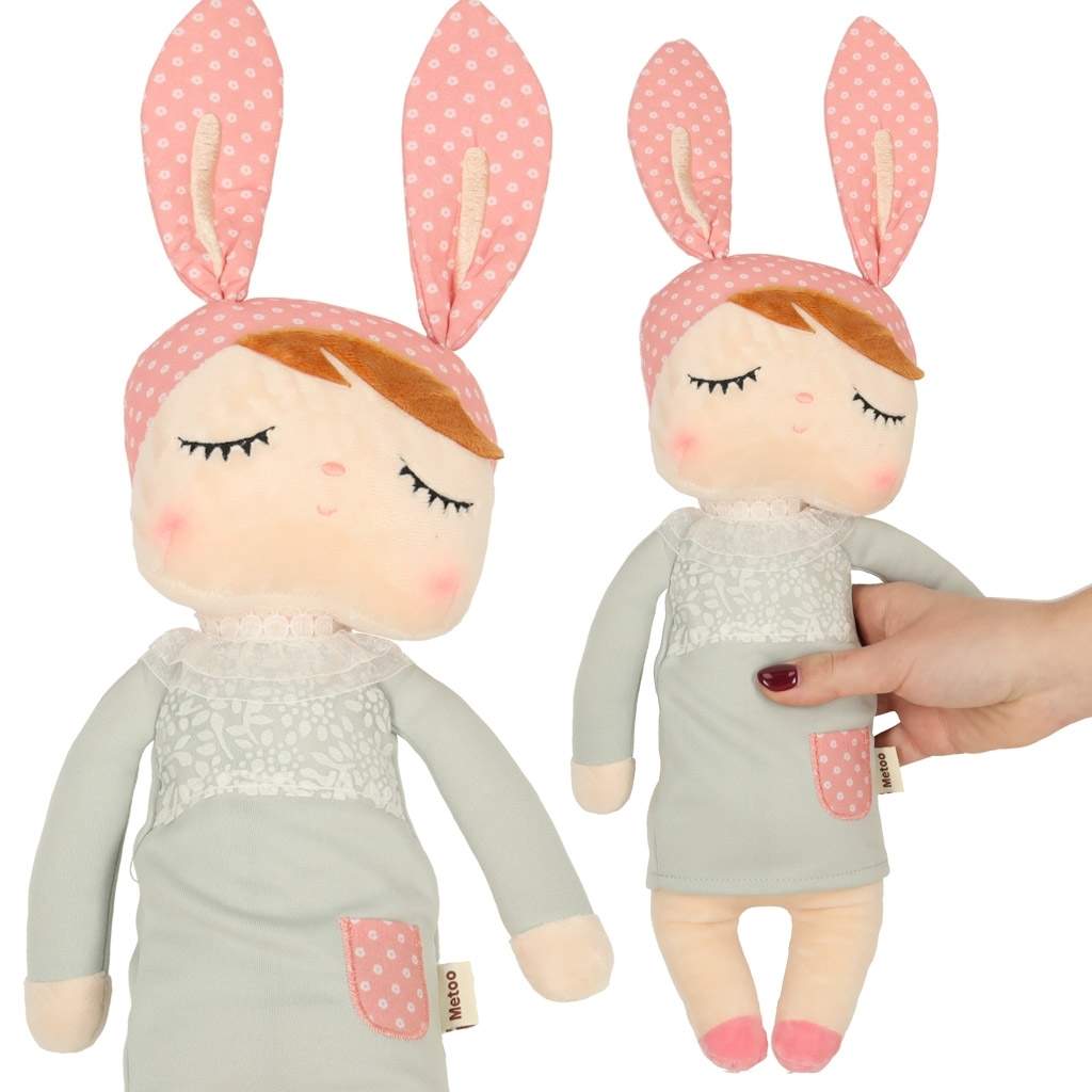 Hyggelig plysdukke 34cm - kramme- og barnevognsvedhæng