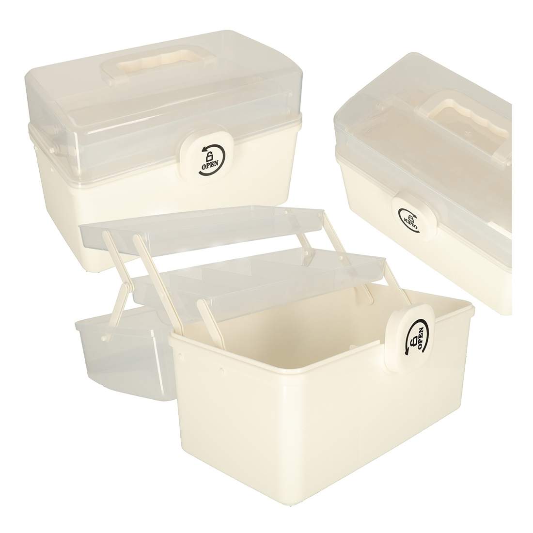 Medicinförvaring 3 fack med handtag 34x19x22,5cm | Elektronik - Tillbehör Mobil & Surfplatta - Skärmskydd - LG | Pryloteket