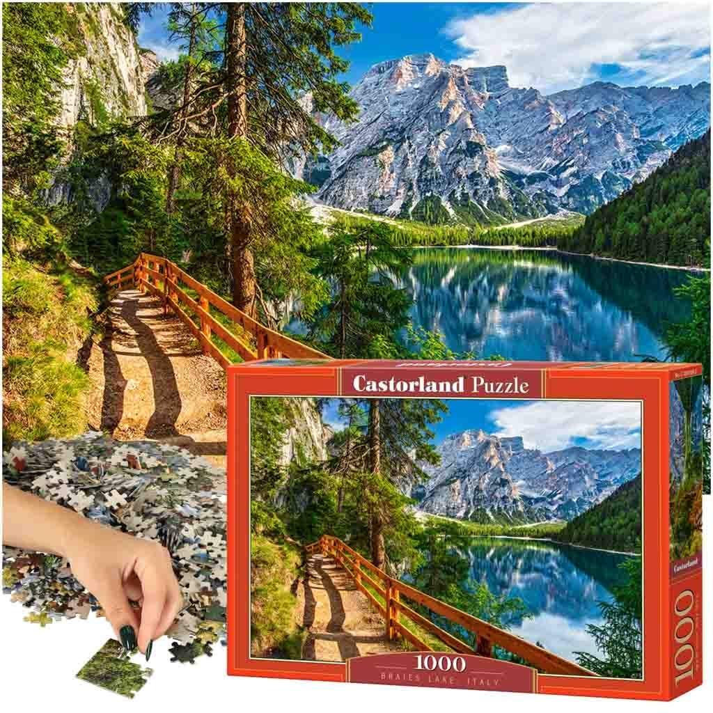 Selecta Play Castorland Jigsaw Puzzle Braies Lake Italy 1000 pcs. Floor