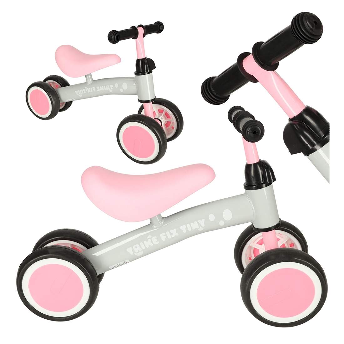 Rosa längdåkningstrehjuling för barn | Leksaker & Spel - Leksaker | Pryloteket