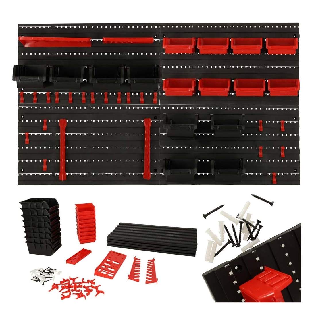 Verkstadshylla med justerbara hyllor 48x27 cm | Elektronik - Tillbehör Mobil & Surfplatta - Mobiltillbehör - Mobilkablar - Tillbehör | Pryloteket