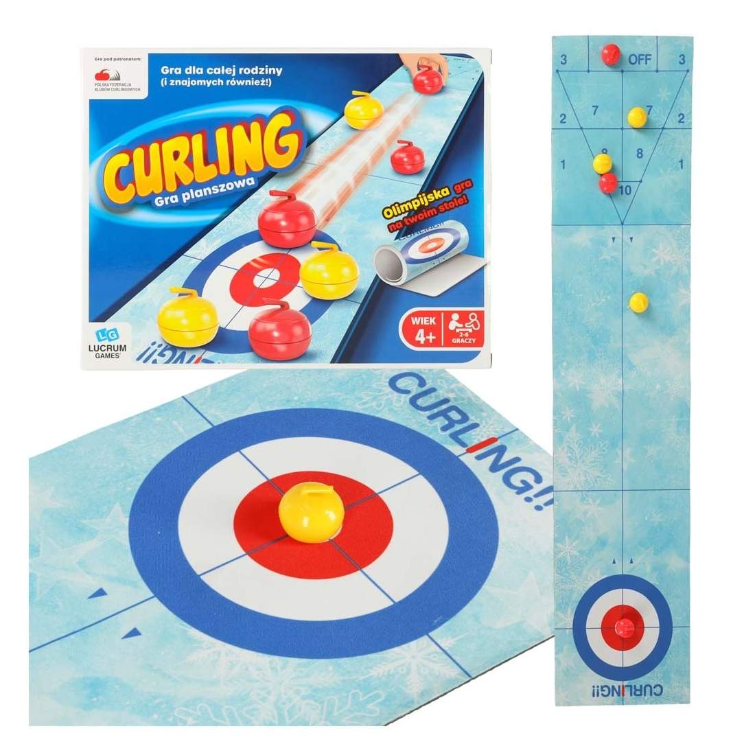 Olympiskt Brädspel för Hemmet, 6 Stenar, Ålder 4+