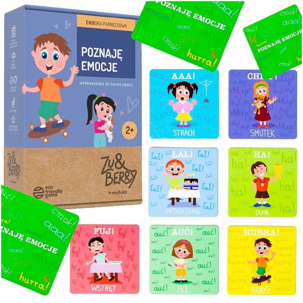 Økologiske billedkort til småbørn: Lær følelser