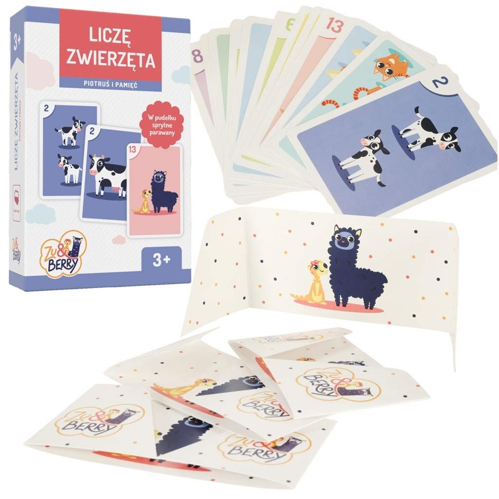 Minnesspel & kortspel för barn 3+ - Lär dig djur | Leksaker & Spel - Sällskapsspel - Kortspel | Pryloteket