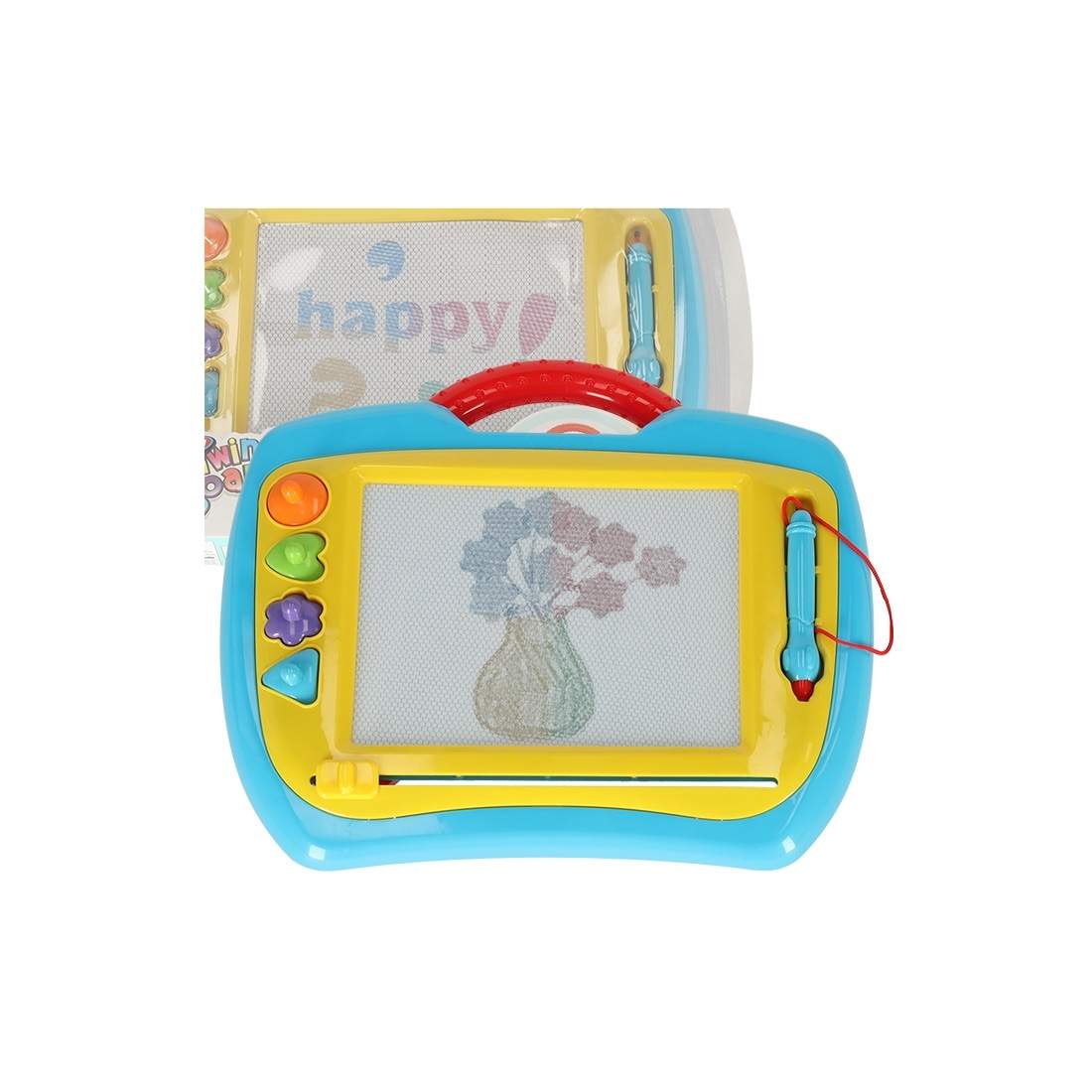 Blå ritbräda med magisk penna och stämplar | Hem & Hobby | Pryloteket