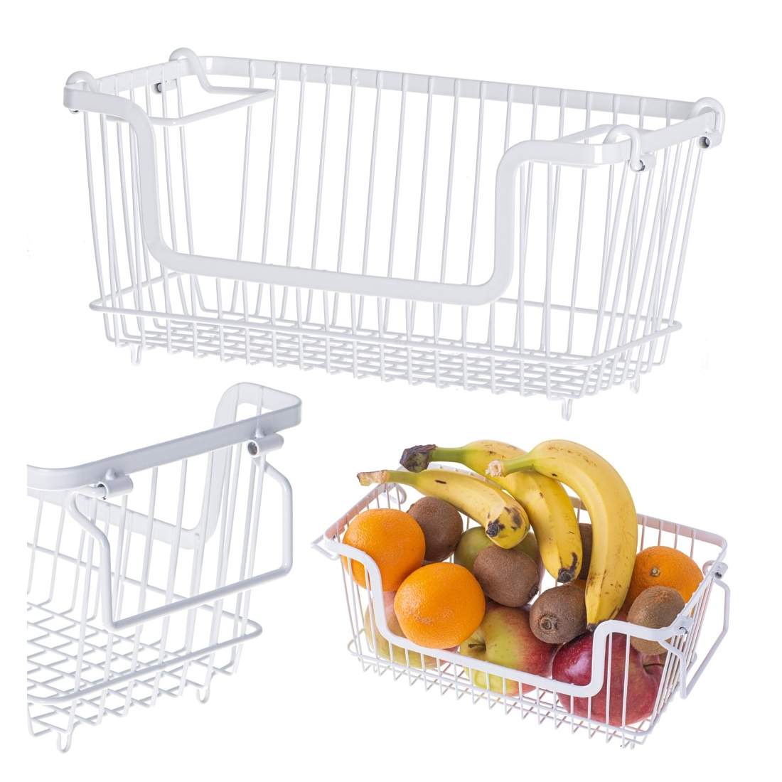 Staplingsbar metallkorg för frukt och grönt | Elektronik - Tillbehör Mobil & Surfplatta - Skärmskydd - LG | Pryloteket