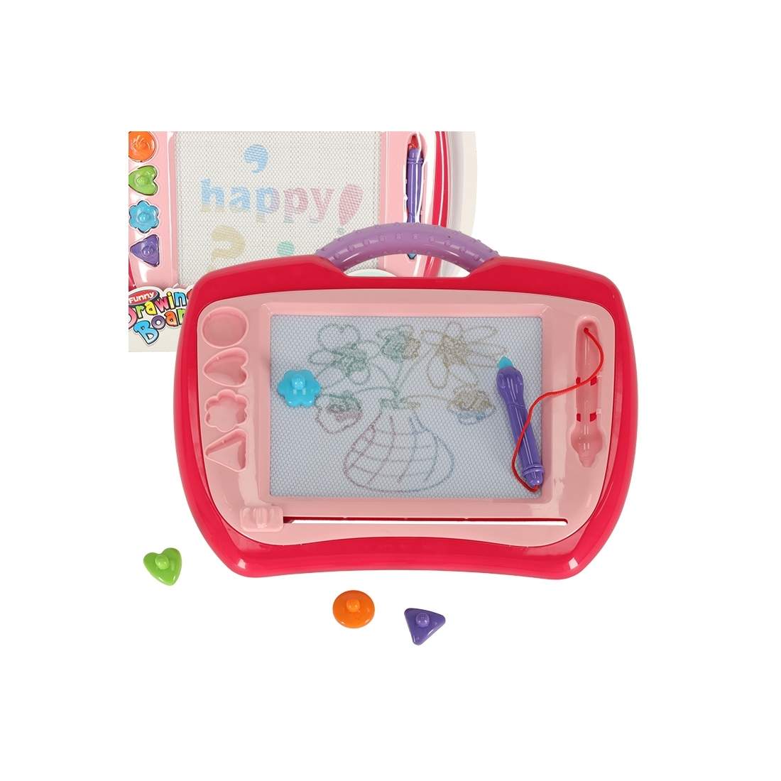 Rosa ritbräda med magisk penna och stämplar | Hem & Hobby | Pryloteket