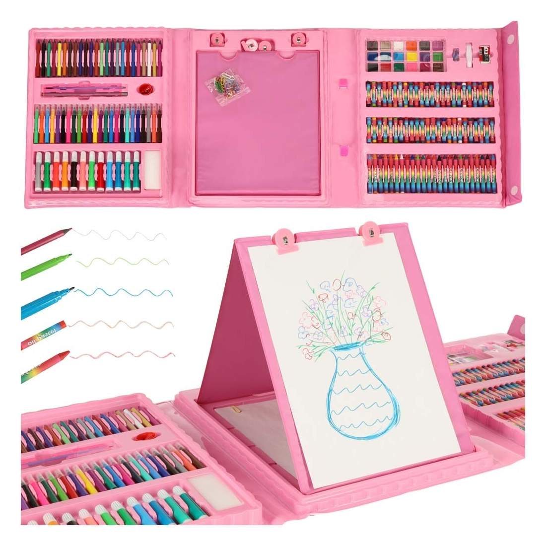 Konstset 208 delar: Markörer, Kritor & Färger | Elektronik - Tillbehör Mobil & Surfplatta - Mobiltillbehör - Mobilkablar - Tillbehör | Pryloteket