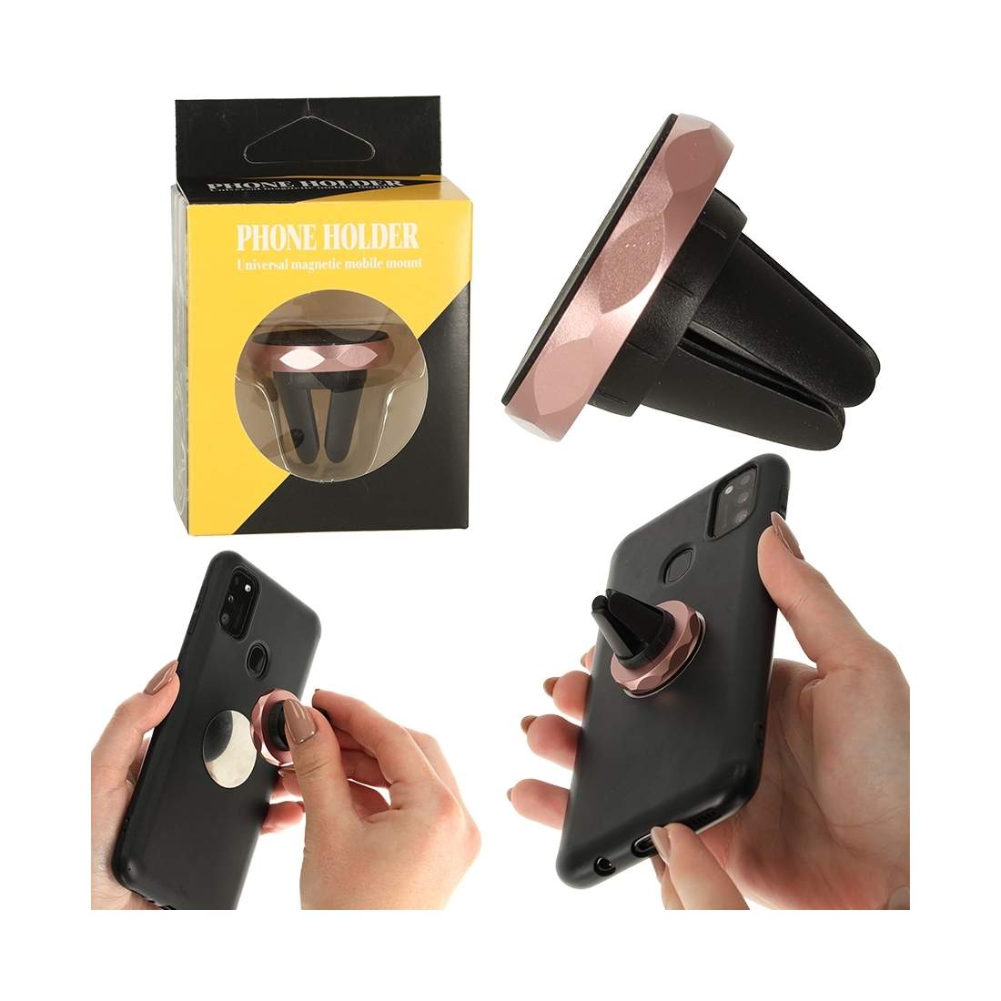 Magnetisk bilhållare med enhandsklämma | Hem & Hobby | Pryloteket