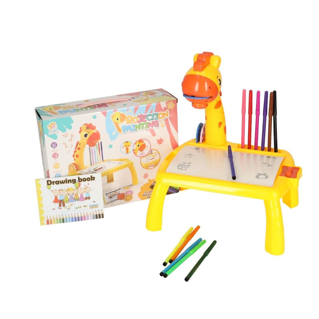 Gul Ritprojektor för Barn med Tillbehör