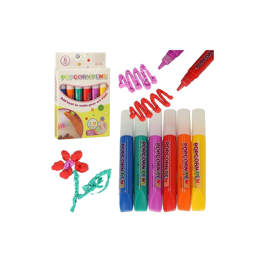 Popcornmarkörer för Kreativa Konstprojekt | Hem & Hobby | Pryloteket