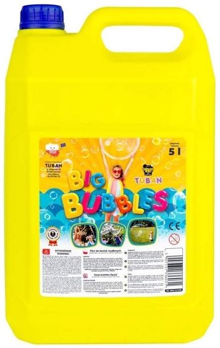 Stor sæbeboble væske 5L - Klar til brug