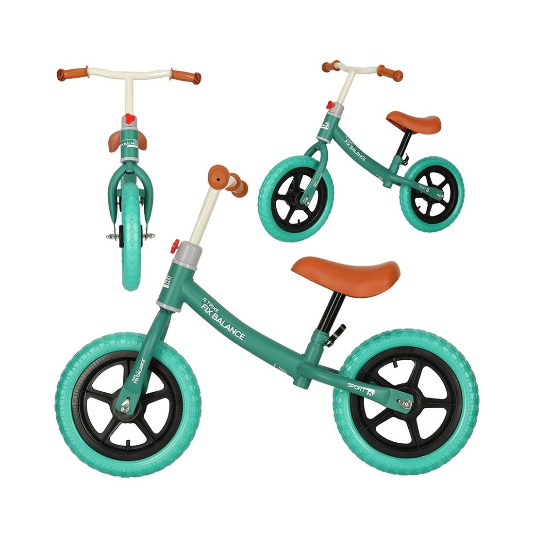 Turkos Barnterrängcykel - Justerbar med Balansstöd | Hem & Hobby - Hem & Hushåll - Bygg | Pryloteket