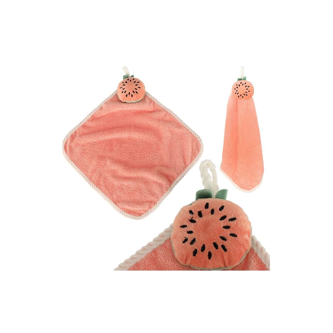 Rosa Babyhandduk med Vattenmelonmotiv, Mjuk | Hem & Hobby - Hem & Hushåll - Badrum | Pryloteket