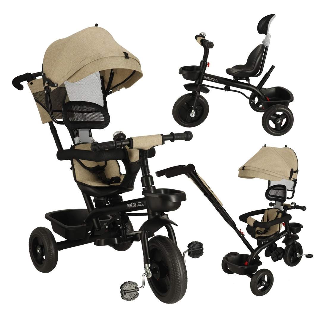 Justerbar och säker beige trehjuling för barn | Elektronik - Kablar & Adaptrar - Adaptrar & Signalomvandlare - USB | Pryloteket