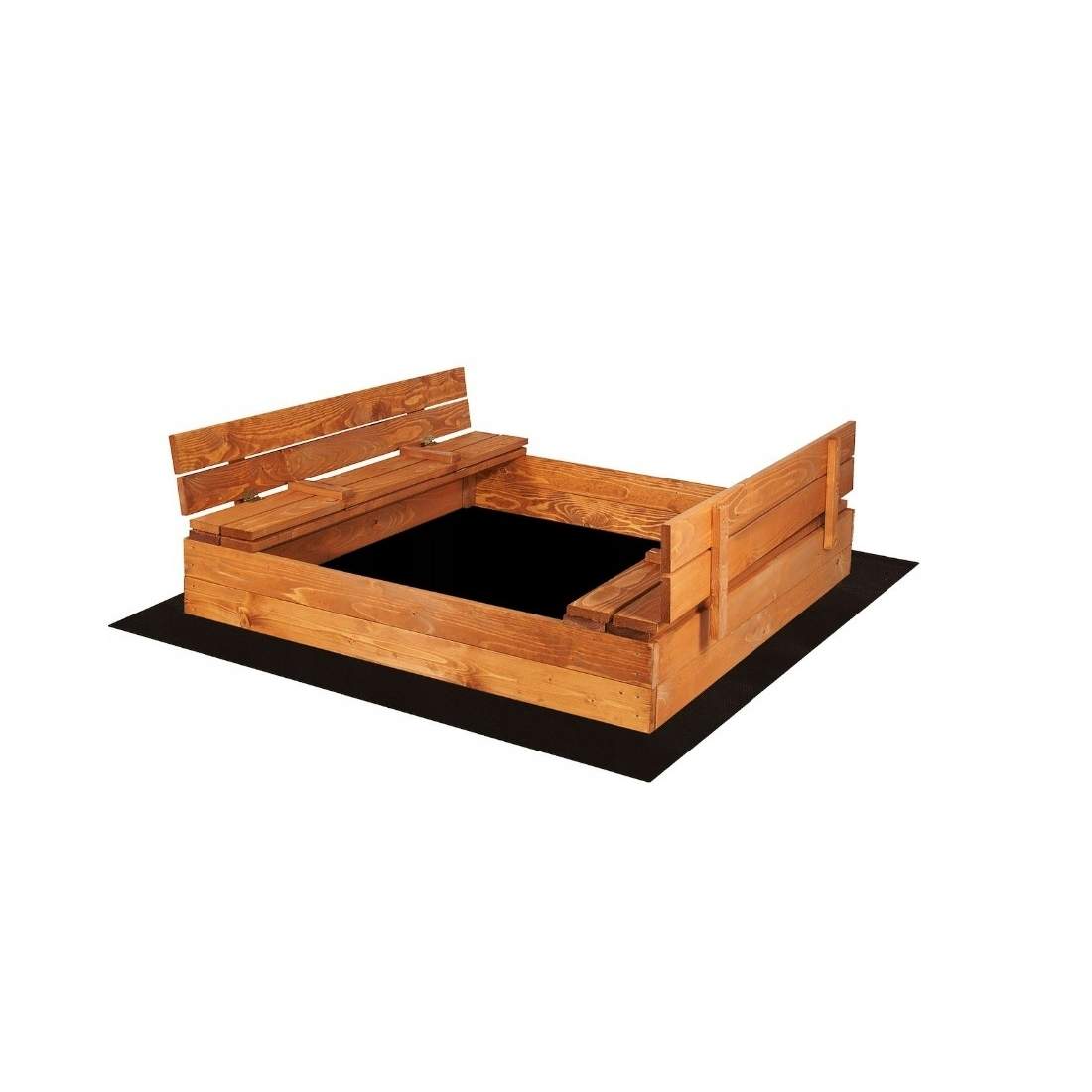 Träsandlåda 120x120 cm med bänkar och skydd | Hem & Hobby - Hem & Hushåll - Bygg | Pryloteket