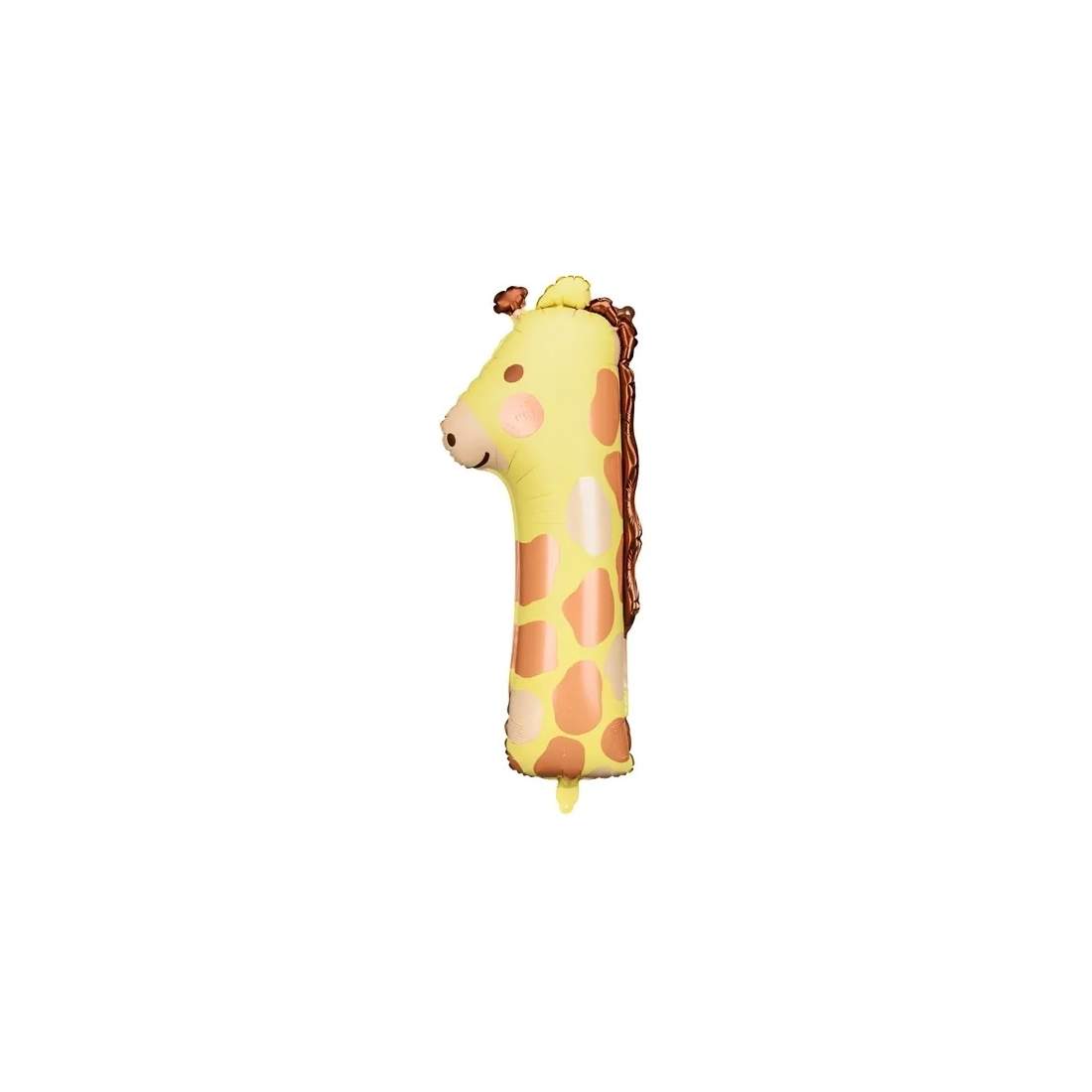 Giraffmönstrad Ballong Siffra 1, 31x82 cm | Hem & Hobby | Pryloteket