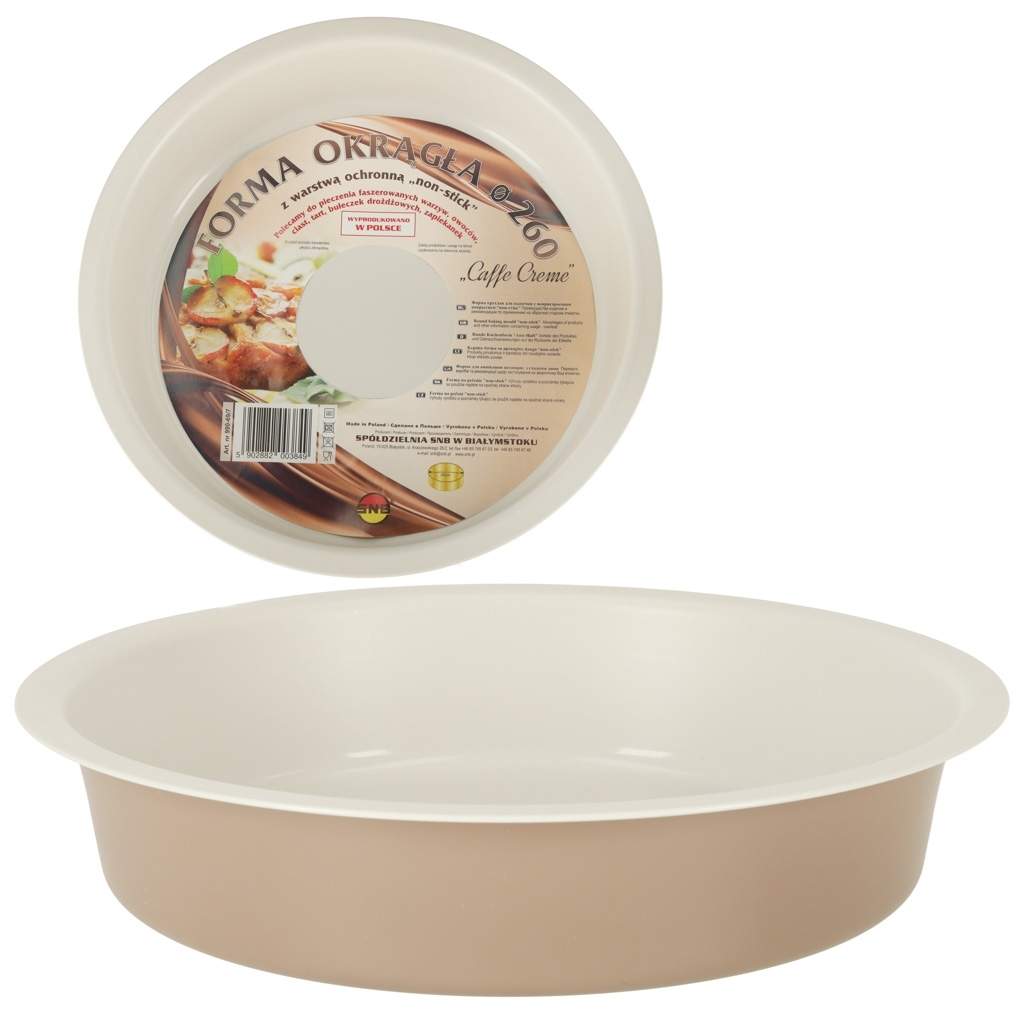 Rund non-stick bageplade 296 mm til alle ovne