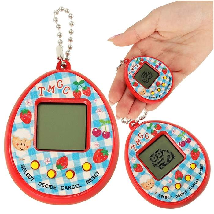 Interaktivt Tamagotchi-ägg med ljud, 7x5cm | Elektronik - Kablar & Adaptrar - Adaptrar & Signalomvandlare - Ljud | Pryloteket