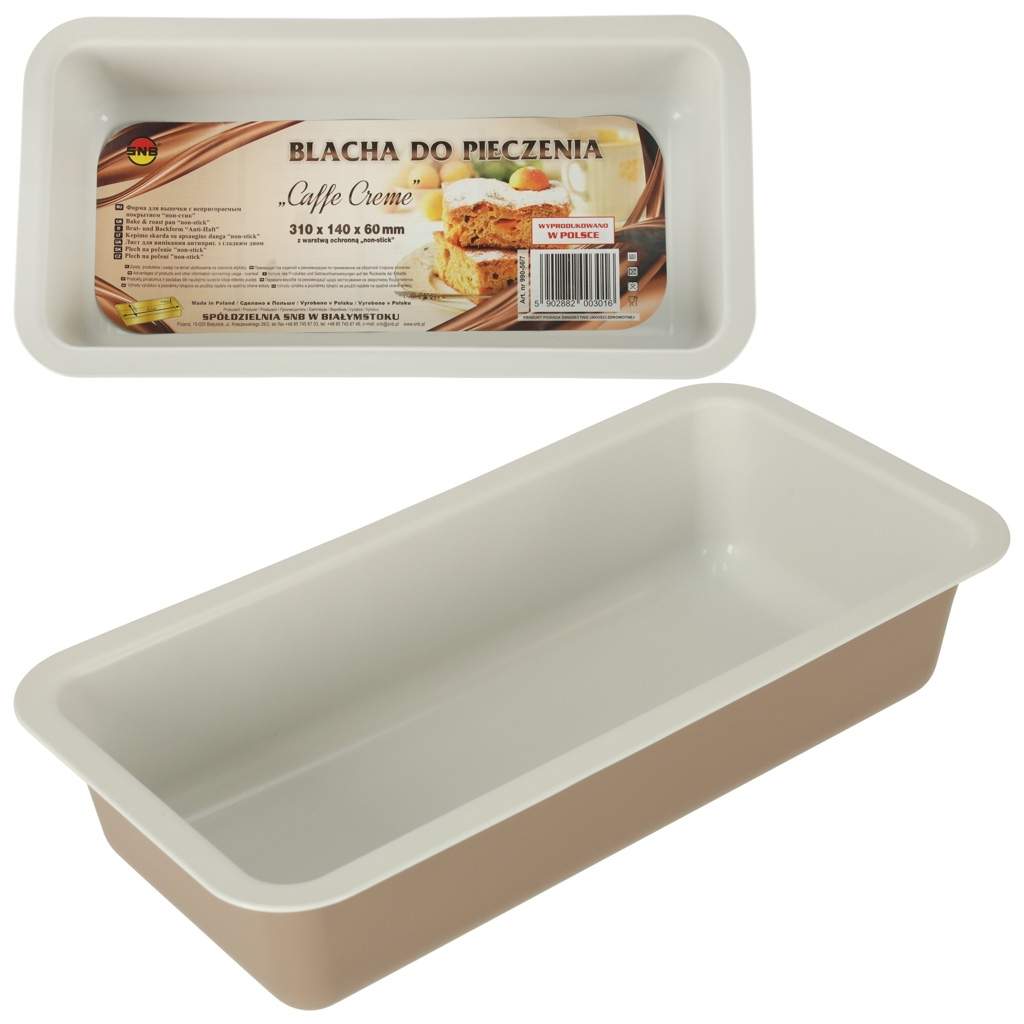 Lang non-stick bageplade i stål til brød & kiks