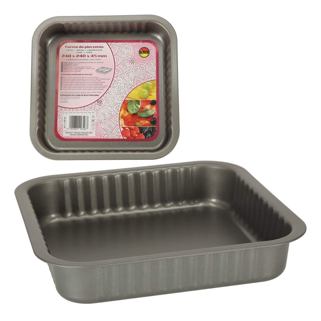 Non-stick fyrkantig bakplåt för tårtor och pizzor | Hem & Hobby - Hem & Hushåll - Kök | Pryloteket