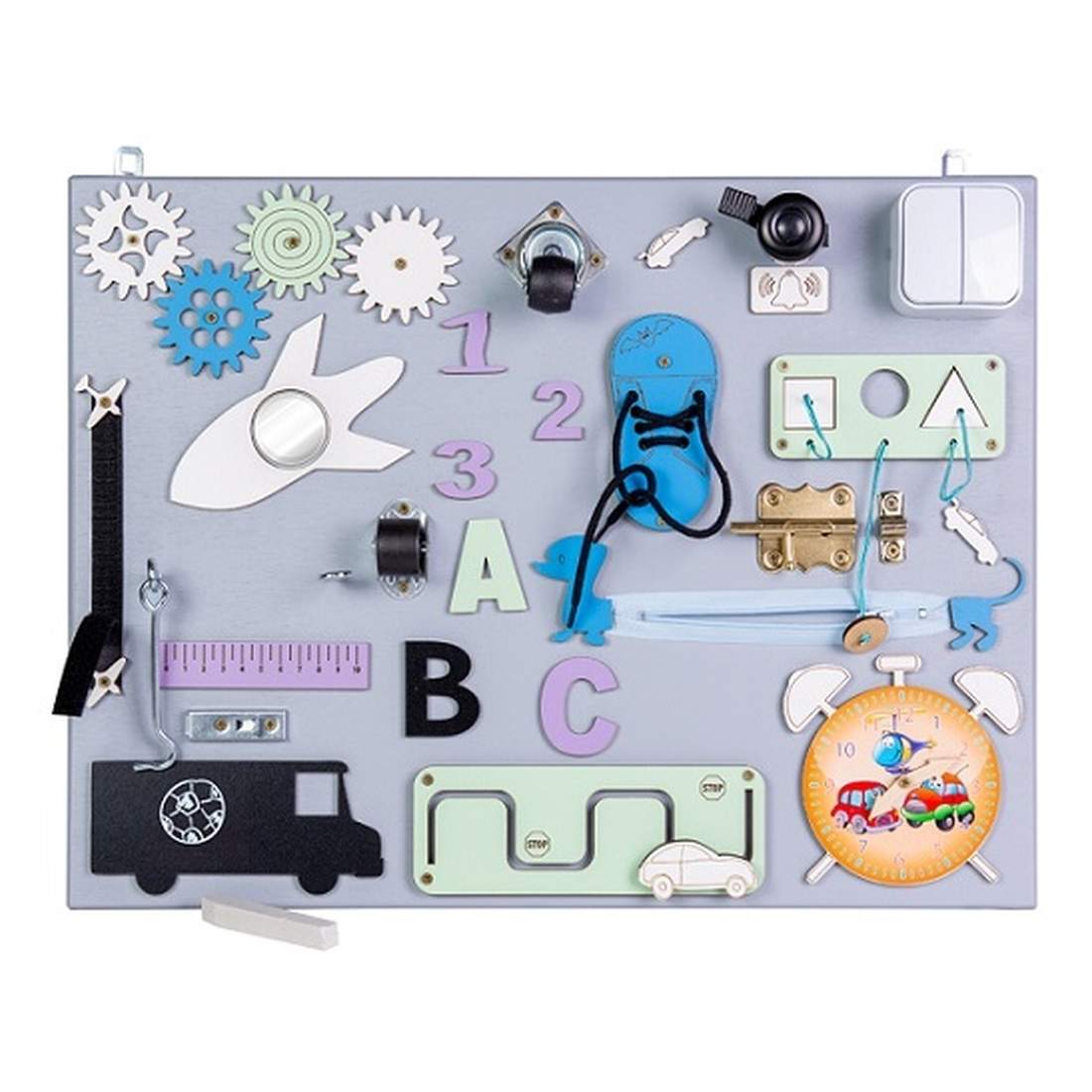 Interaktiv Utforskartavla i Trä för Barn | Hälsa & Skönhet - Personvård - Vård & Rehabilitering - Hållning | Pryloteket