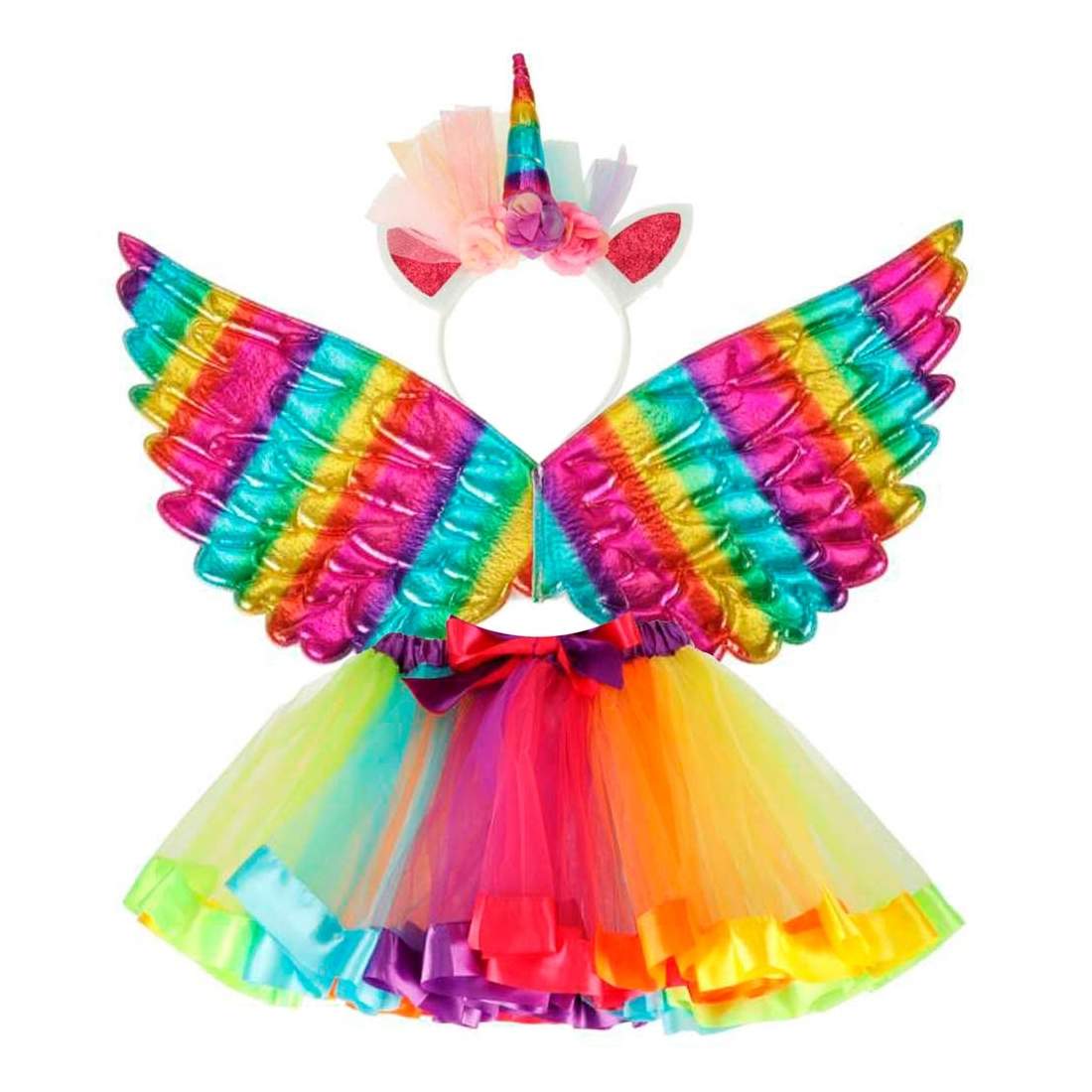 Magisk Unicorn Kostym med Kjol & Vingar | Hem & Hobby | Pryloteket