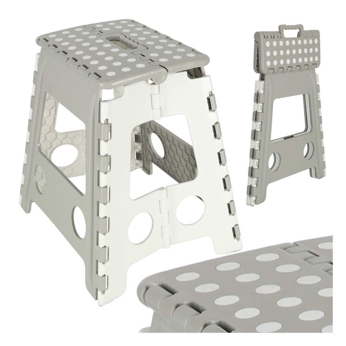 Hopfällbar halkfri pall, 39 cm – enkel åtkomst