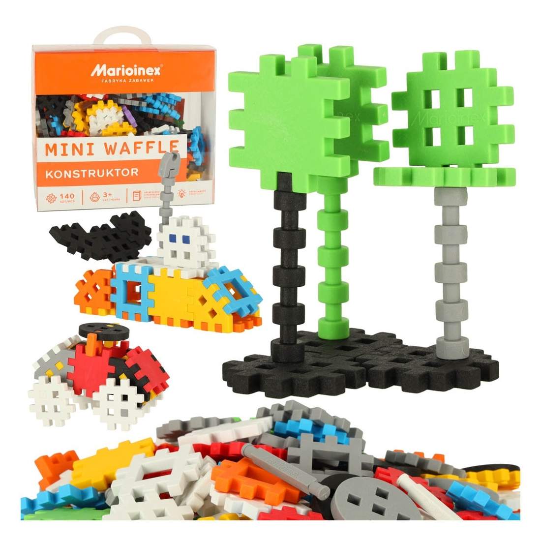 Byggklossar för Kreativ Lek, 104 bitar, Ålder 3+ | Hälsa & Skönhet - Personvård - Vård & Rehabilitering - Hållning | Pryloteket